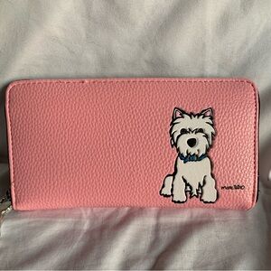 New Marc Tetro Pink Dog Wallet